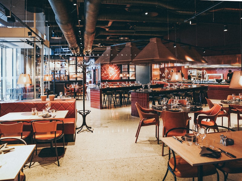 Modern restaurant interior